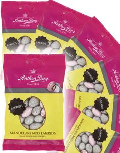 36 st Anthon Berg Mandel-ägg Med Lakrits - Helt Paket 2,88 kg