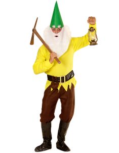 Komplett Gul Dvärgdräkt (Herr)