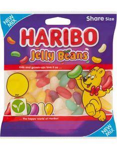 Haribo Jelly Beans Vegetar 140 gram