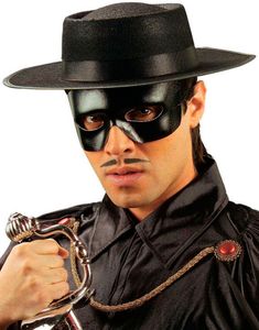 Svart Bandit Ögonmask