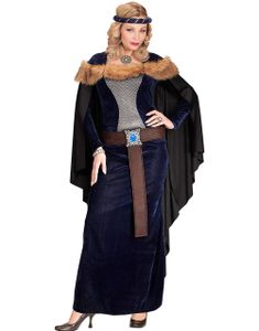 Mörkblå Game of Thrones Inspirerad Damdräkt