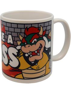 Licensierad Super Mario Bowser Keramik Mugg