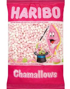 1 kg Haribo Mini Chamallows - Stor Påse med Marshmallows