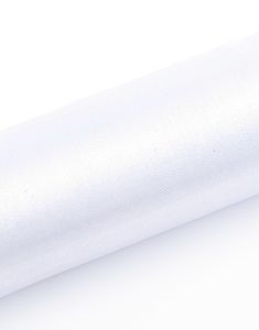 VIT Genomskinlig Organzalöpare 16 cm x 9 meter