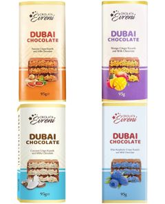 Taste Them All – Evreni Dubai Choklad – Fyra Smaker - Paketerbjudandene