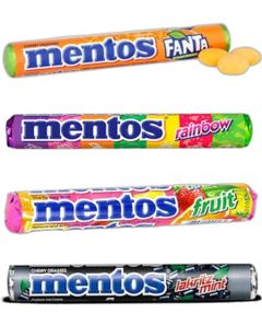 Taste Them All - Mentos Rulle - Fyra Smaker - Paketerbjudandene