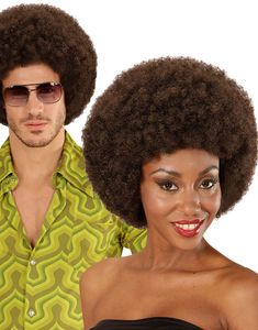 Brun Deluxe Afroperuk - Kan Stylas!