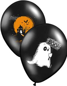 6 stk 30 cm Ghosthouse/Spöke Latexballonger