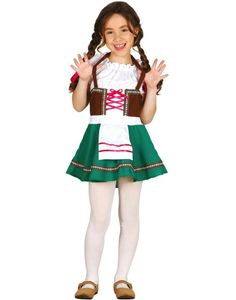 Brunt og Grønt Oktoberfest Kostyme til Barn