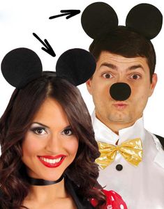 Svarta Musse/Mimmi Pigg Öron