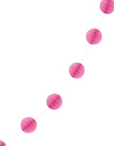 Rosa Honeycombgirlang 213 cm