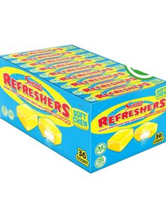 36 stk Swizzels Refreshers Chew Blocks med Citronsmak