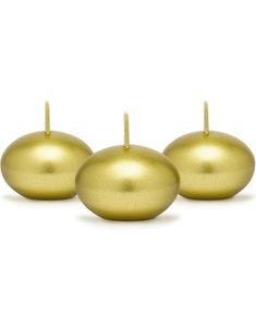 50 st Guldfärgade Flytande Stearinljus 4 cm