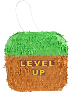 Foldbar Minecraft Inspirert Pinata 35x35 cm
