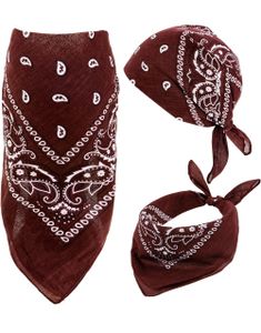 Paisley Bandana - Brun