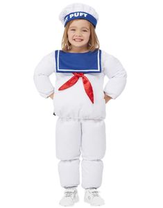 Ghostbusters Stay Puft Marshmallow Man Kostyme til Barn
