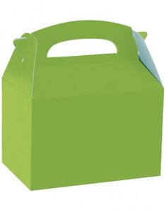 1 stk Party Ask 18x15x10 cm - Limegrön