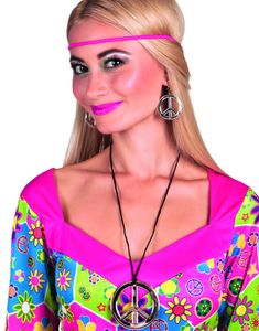 Silverfärgat Hippiesmycke och Örhängen