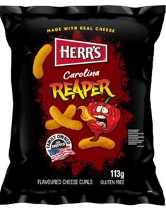 Herr's Carolina Reaper Ostepop (USA Import supersterk)