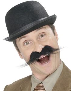 Detektivmustasch - Svart (Lösmustasch)