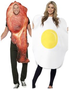 Pardräkt - Ägg och Bacon Dräkt