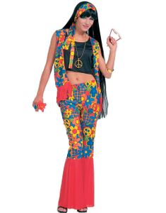 Komplett Hippiekostym till Dam