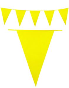 Gul Banner med Stora Vimpel Flaggor 10 meter