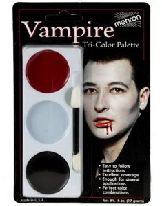Tri-Color Palette - 17 g - Vampyr Mehron Sminkpalett - 3 Färger