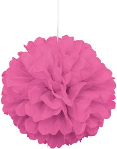 1 st Rosa Puff Pom Pom 40 cm