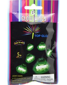 6 paket Glowstick-ringar