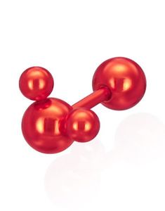 Mickey Mouse Inspired - Röd Fejkpiercing