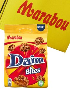 8 stk Daim Bites Sjokoladebiter av 145 gram - Hel eske