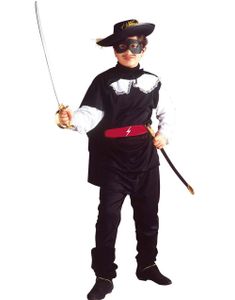 Zorro Inspirerad Barndräkt