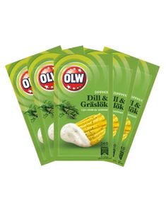 16 stk OLW Dipmix med Dill og Gressløk - Hel Eske
