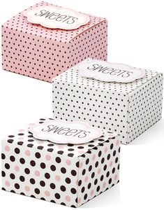 6 stk Gåvoaskar 3,5x6 cm - Candyworld