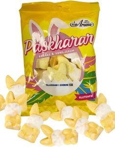 Aroma Påskeskum - Påskhäsformad Skumgodis med Ananas- och Vaniljsmak 100 gram