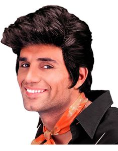 Mr. Charm - Svart Peruk