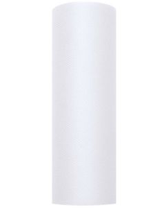 VIT Bordslöpare i Tyll 15 cm x 9 meter