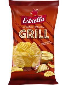 Estrella Chips med Grill Smak 175 gram