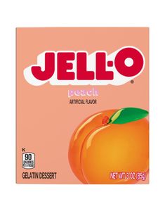 Jell-O Peach Gelatin Dessert - 85 g (USA Import)