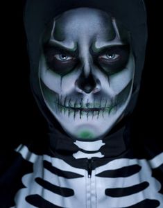 Skelett Sminkset med Kräm som LYSER I MÖRKET