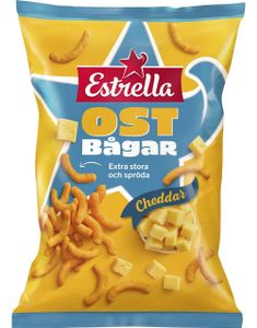 Estrella Extra Stora Ostbågar Cheddar 210 Gram