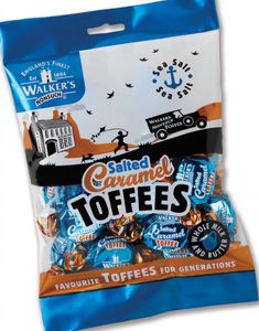 Walkers Salted Caramel Toffees 150 gram