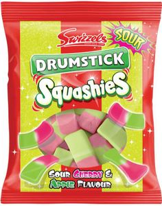 Swizzels Drumstick Squashies med Sur Körsbär och Äpplesmak 120 gram