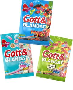 Taste Them All – Gott & Blandat – Tre Varianter – Paketpris