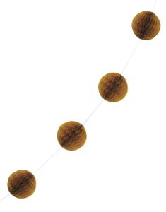 Guldfärgad Honeycombgirlang 213 cm