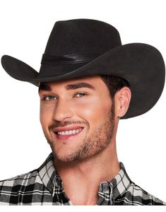 Helsvart Cowboyhatt i God Kvalitet