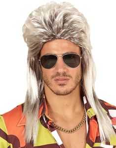 Blond Mulletperuk till Man