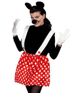 Mimmi Pigg Inspirerat Maskeradset med Shorts, Öron och Näsa