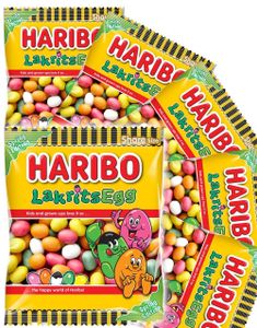 18 st Påsar Med Haribo Lakritsägg - Hel Låda 2,16 kg